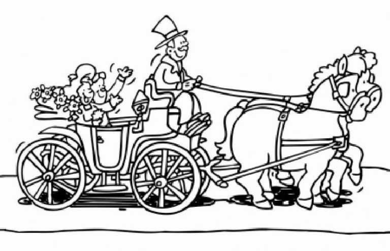 Ausmalbilder Pferde Mit Kutsche 7 | Ausmalbilder Pferde
