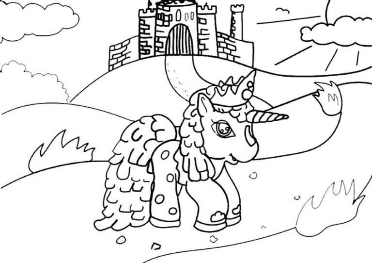 Ausmalbilder Filly 13 | Ausmalbilder Pferde